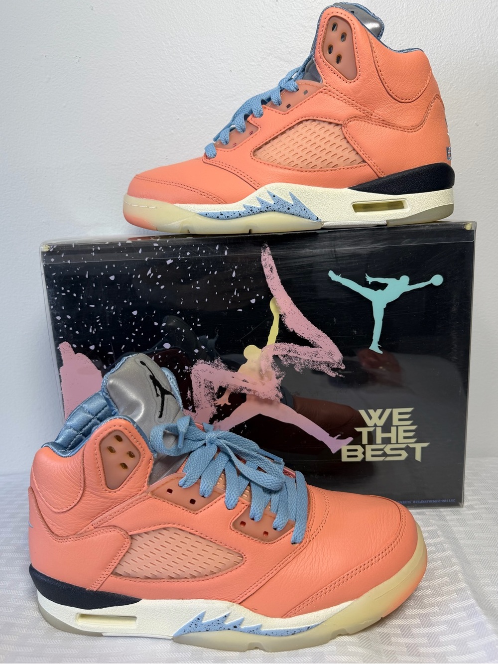 Jordan 5 Retro Hi SP x DJ Khaled We The Best Crimson Bliss DV4982-641 Size 7.5 M